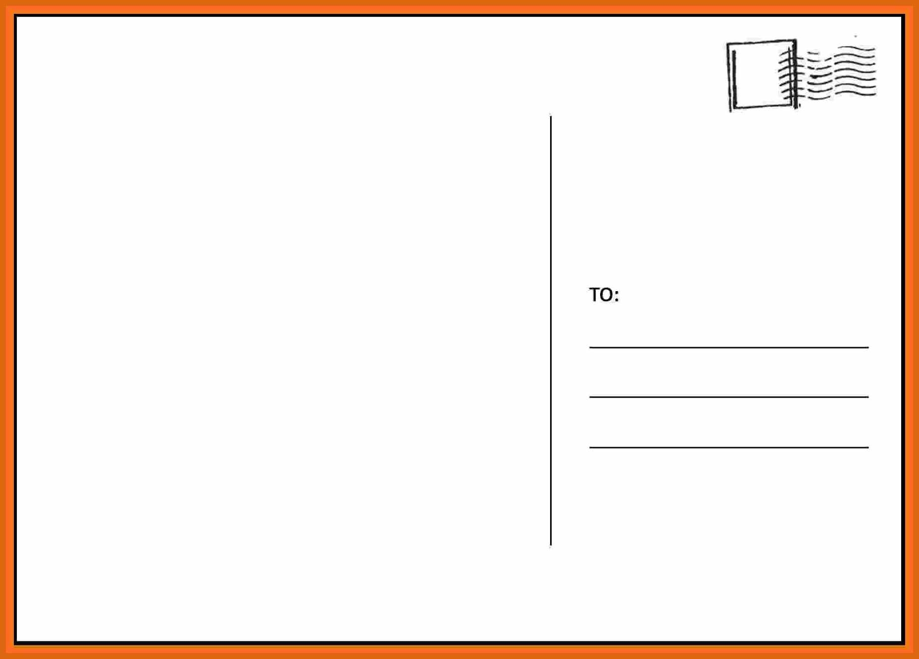 Blank Postcard Template Koranayodhyaco 