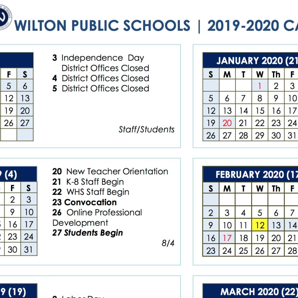 Board Of Education Approves 2019 2020 And 2020 2021 School Year