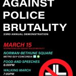 Callout For The March Against Police Brutality 2019 Montral