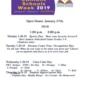 Catholic Schools Week 2019 Our Lady Of Grace Catholic Academy