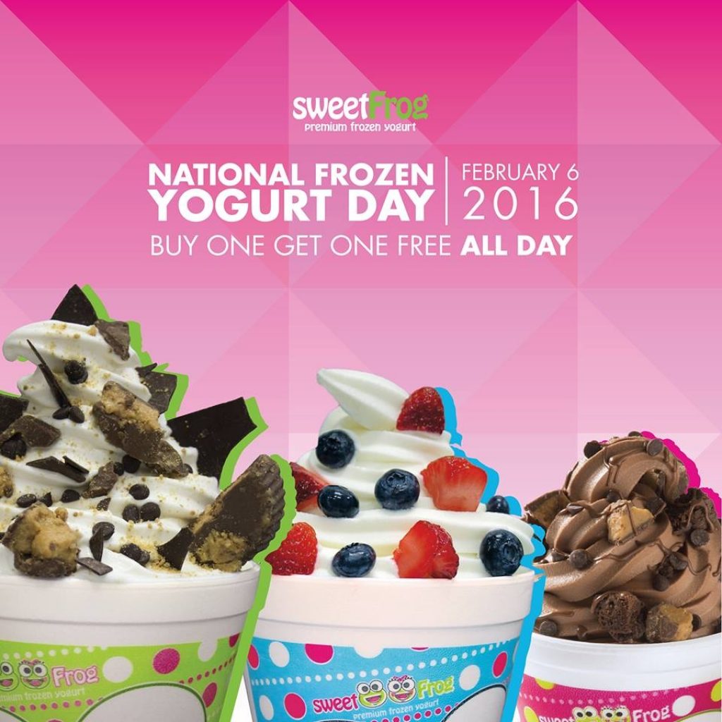 Celebrations Set For National Frozen Yogurt Day And Valentines