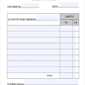 Cheque Receipt Template Download 6 Voucher Example Samples Receipts