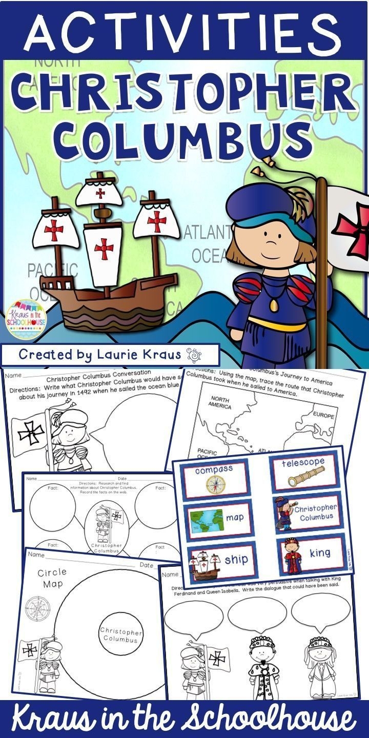 Christopher Columbus For Kids These Christopher Columbus Activity