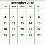 December 2018 Calendar South Africa Printable Blank Template Pdf Word