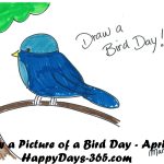 Draw A Picture Of A Bird Day April 8 2019 Happy Days 365