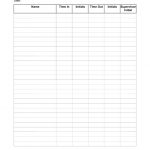 Employee Sign In Sheet Template Eforms Free Fillable Forms