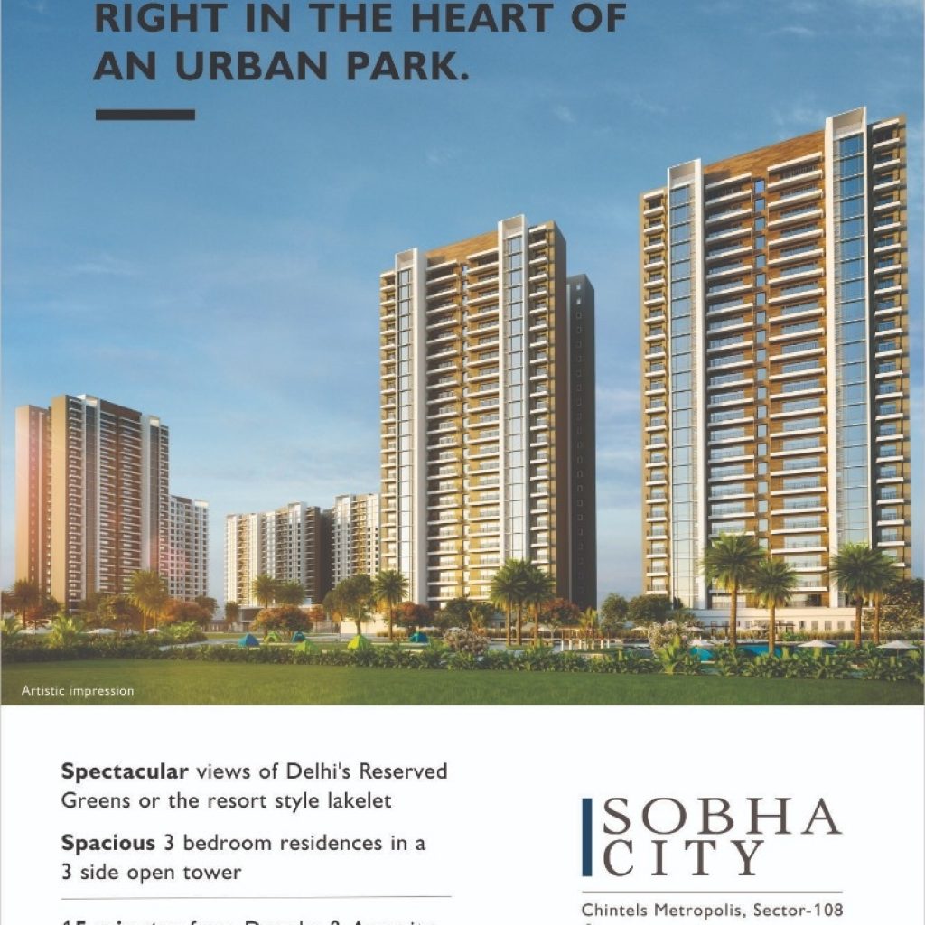 Excellent Price Deal Gurgaon Own Your Sobha Home Before January