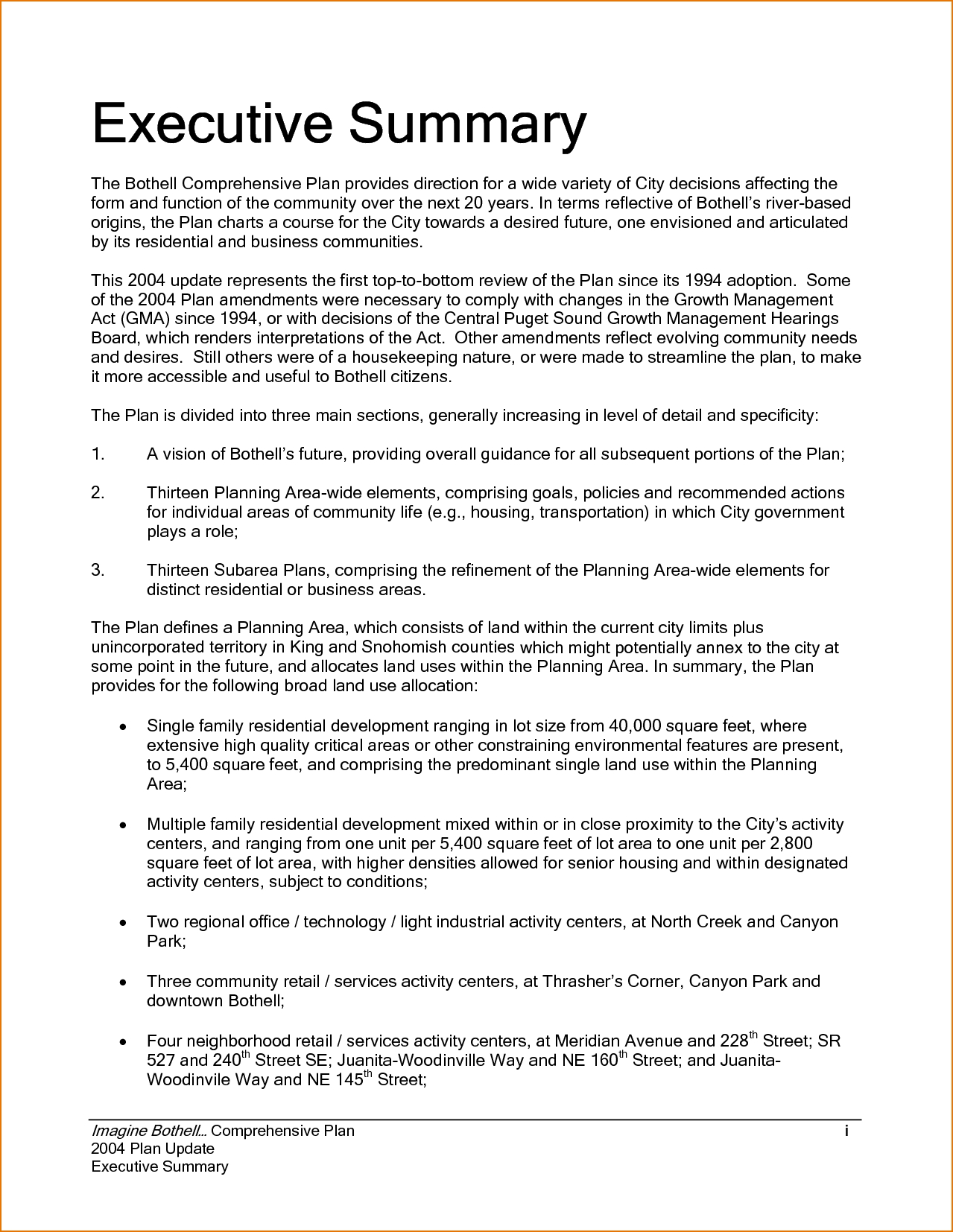 Executive Summary Example Incident Report Template Sample 