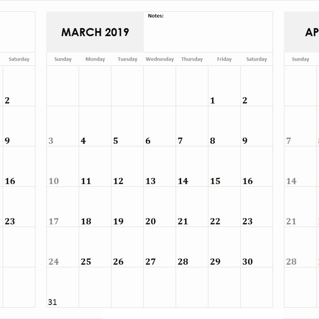 February March April 2019 Calendar February Month Calendar 2019