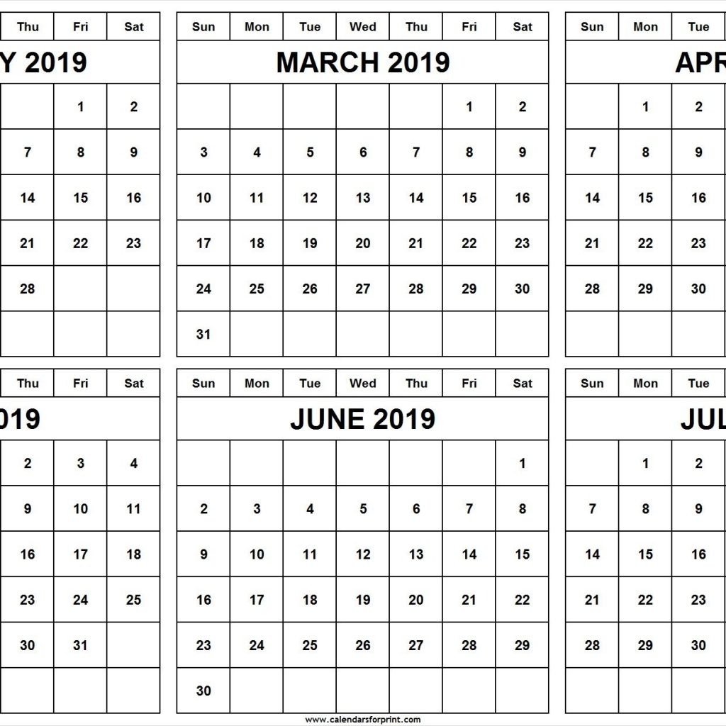 February To July 2019 Calendar February 2019 Calendar Pinterest