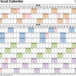 Fiscal Calendars 2019 As Free Printable Word Templates