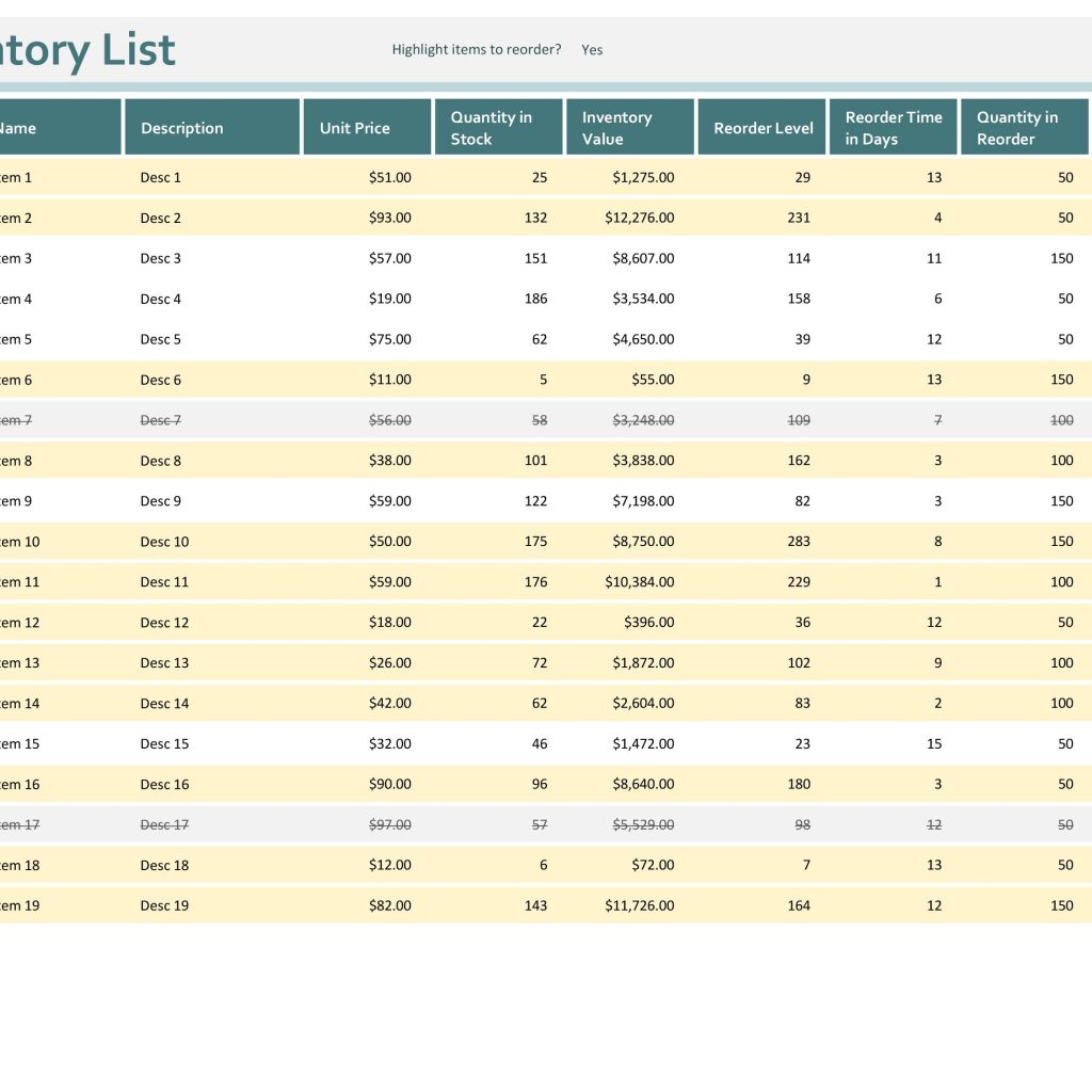 Fixed Asset Record With Depreciation