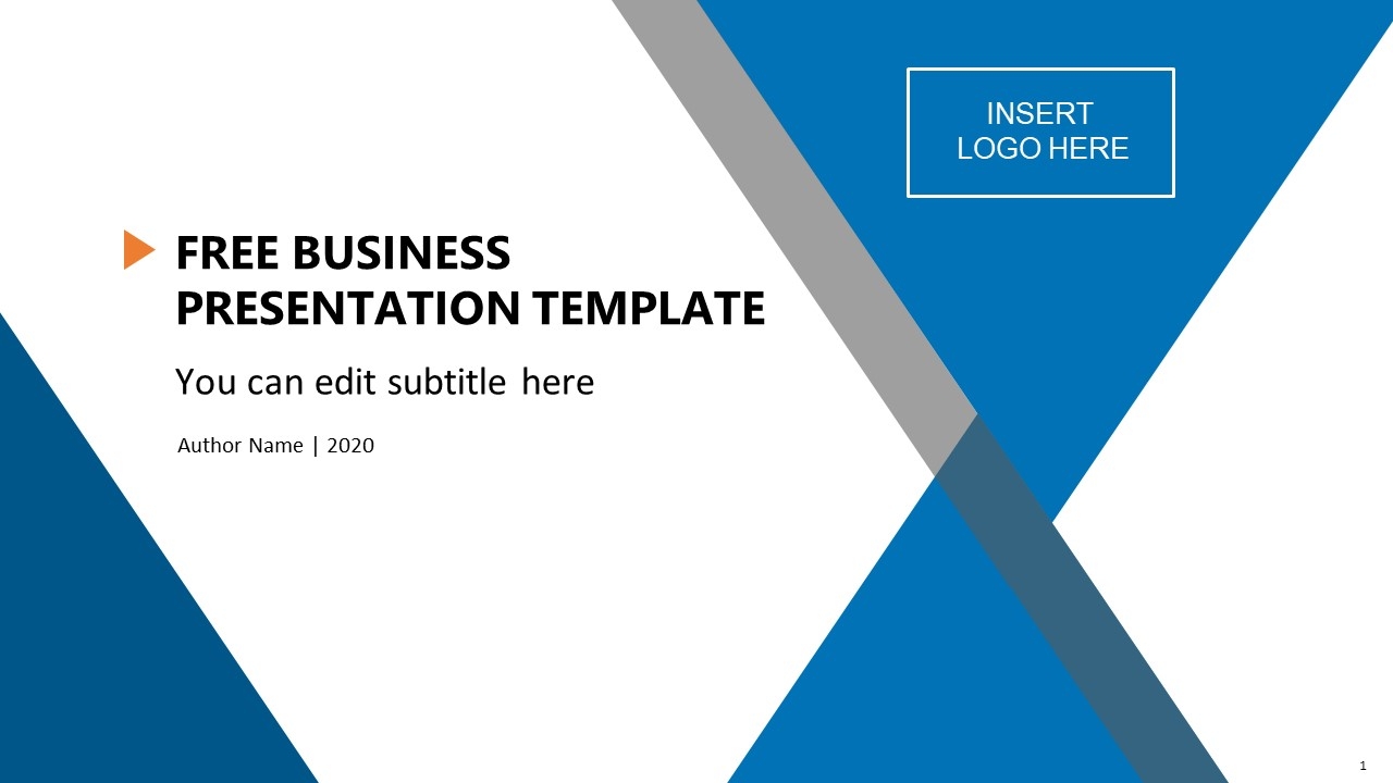 Free Business Presentation Template Slidemodel 