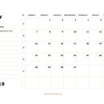 Free Download Printable July 2019 Calendar Large Box Holidays