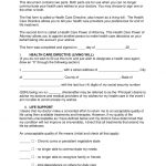 Free Living Will Forms Advance Directive Medical Poa Pdf