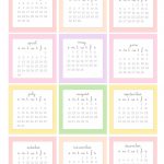 Free Printable 2017 Mini Calendar Cards Bullet Journal Stickers