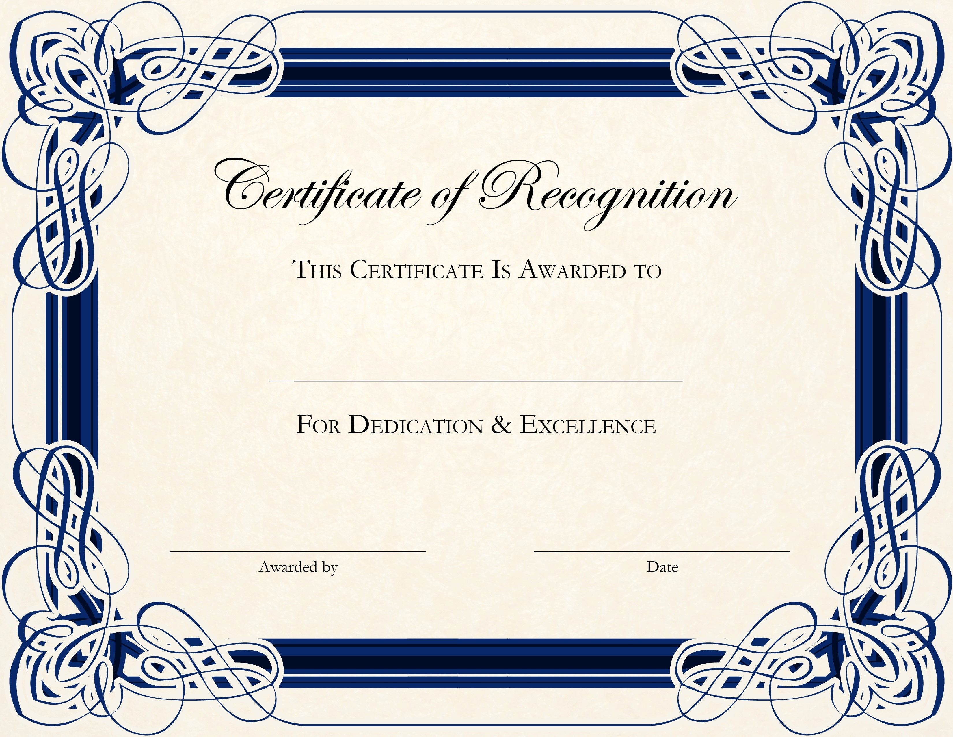 Free Printable Certificate Templates For Teachers Besttemplate123 