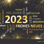 German Card For New Year 2023 Stock Photo Jnaether 174615520