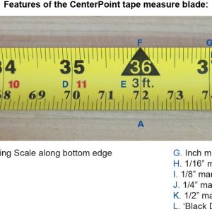 How To Use The Centerpoint Center Finding Tape Measure