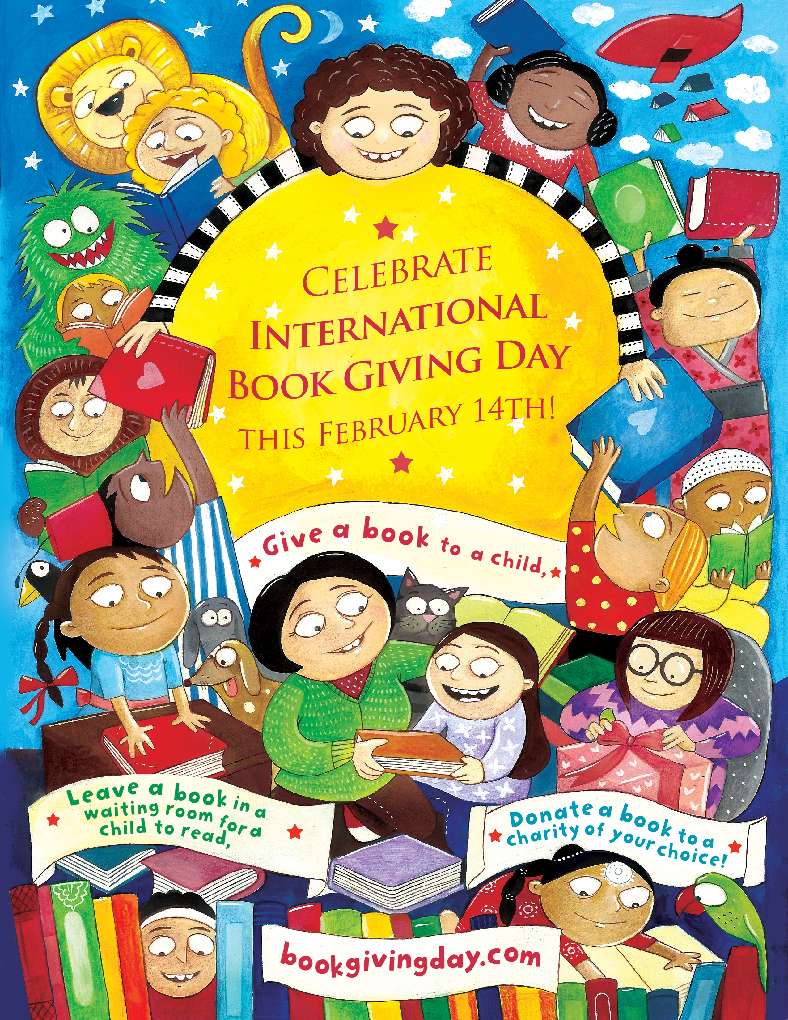 International Book Giving Day 2013 Poster International Book 