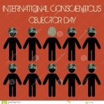 International Conscientious Objector Day Vector Stock Vector