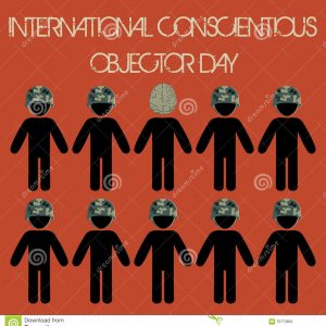 International Conscientious Objector Day Vector Stock Vector