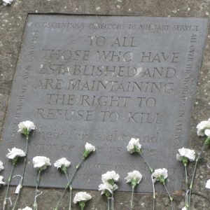 International Conscientious Objectors Day Ceremony Pax Christi Uk