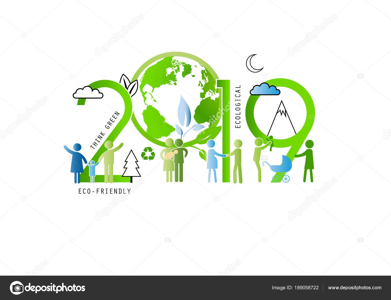 International Mother Earth Day 2019 Stock Vector Justaa 189058722 