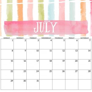 July 2018 Calendar South Africa Printable Templates