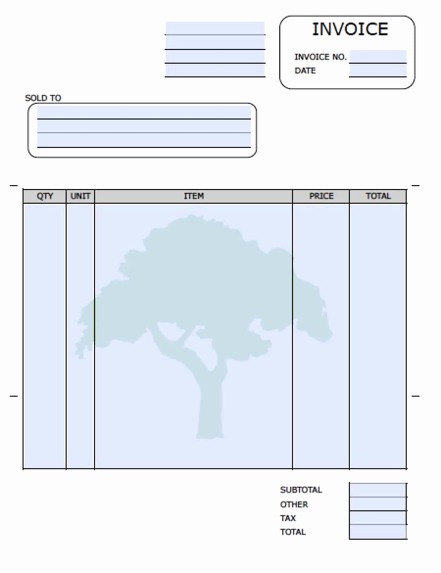 Landscaping Letterhead Templates Free Free Landscaping Lawn Care 