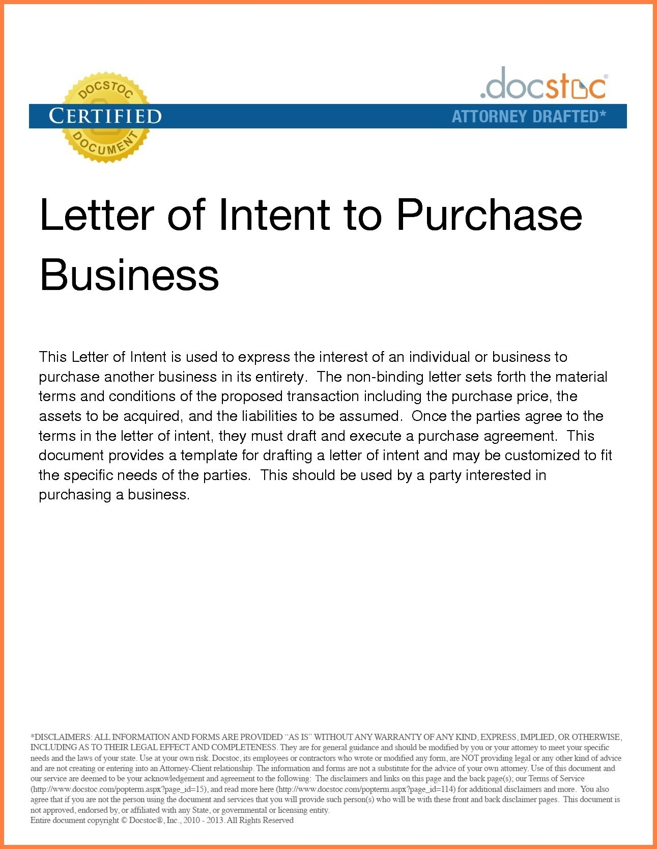 Letter Of Intent To Purchase A Business Template Valid Letter Intent 