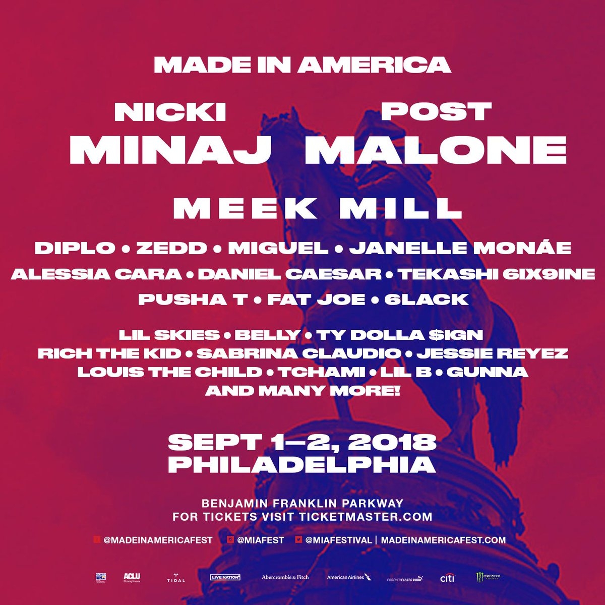 Made In America Adds Pusha T More To 2018 Lineup 