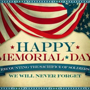 Memorial Day Holiday