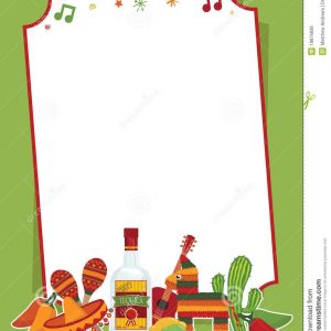 Mexican Food Clipart Borders Printables Stationery Frames Etc