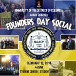 Naacp Founders Day Social Flyer Feb 12 2018 4pm 8pm Student