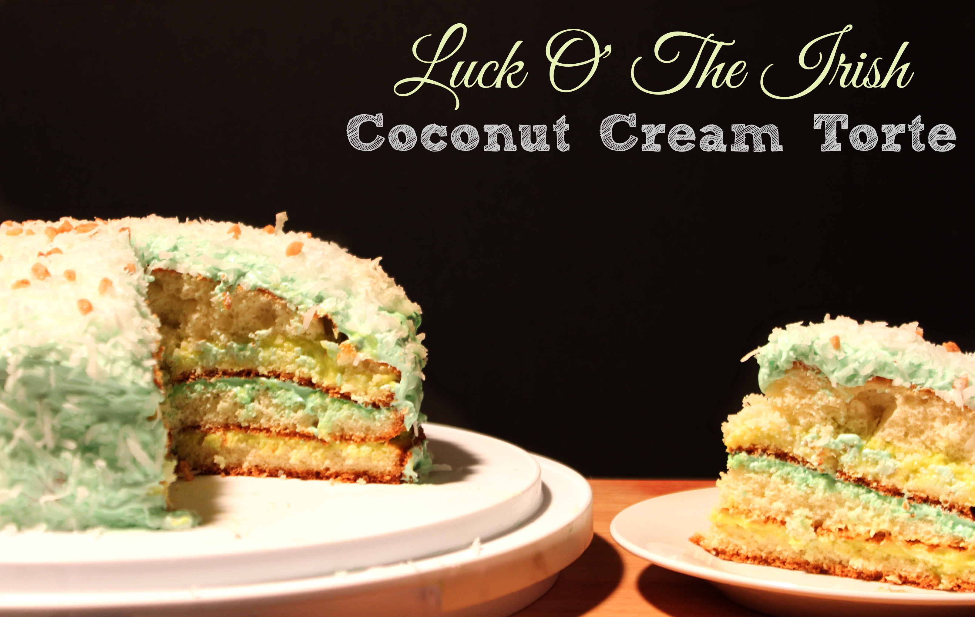 National Coconut Torte Day Luck O The Irish Coconut Cream Torte