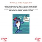 National Sorry Charlie Day April 6 National Day Calendar