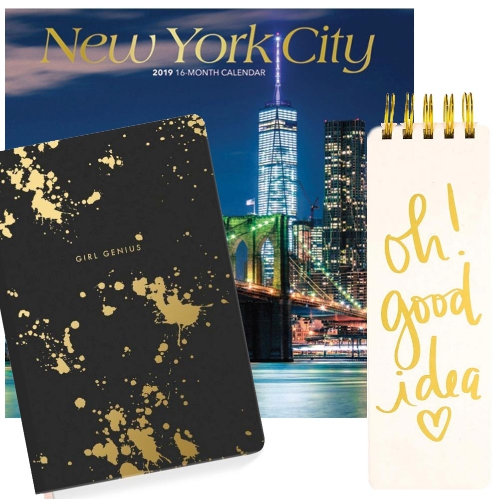 New York Genius Day Day Calendar Gift Set