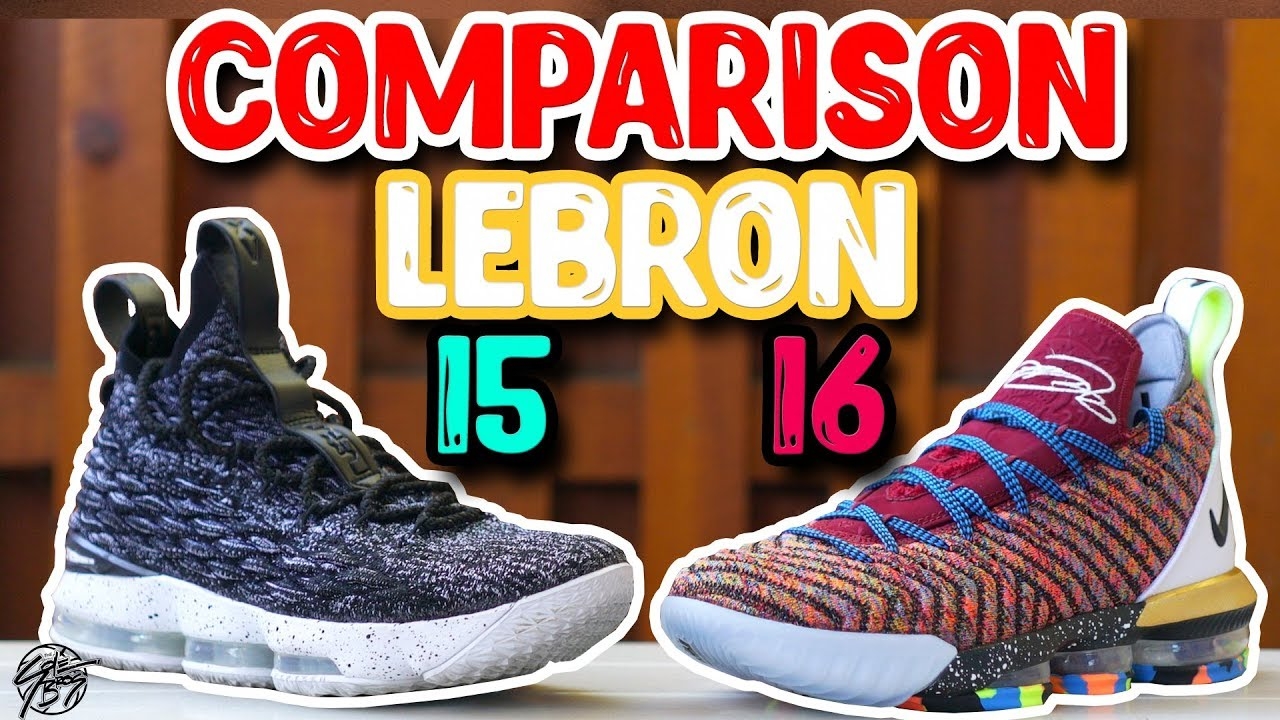 Nike Lebron 15 Lebron 16 Comparison Whats Better Youtube 