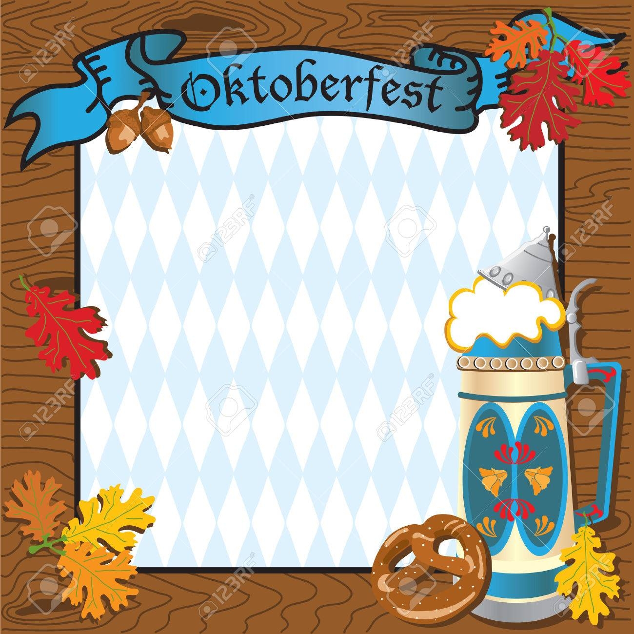 Oktoberfest Party Invitation Royalty Free Cliparts Vectors And