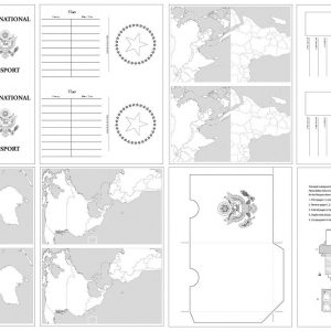 Passport Template For Kids Printable Passport Design Paper For