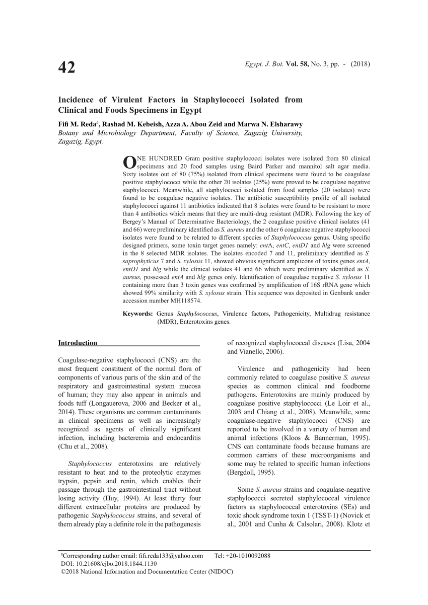 Pdf Emergence Of Coagulase Negative Staphylococci As A Cause Of