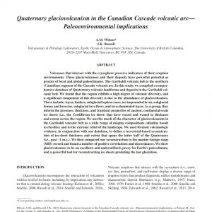 Pdf Geomorphological Evidence Towards A De Glacial Control On Volcanism