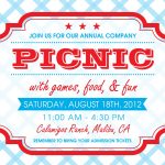 Picnic Invitation Design Megan Hoeffliger My Portfolio Picnic