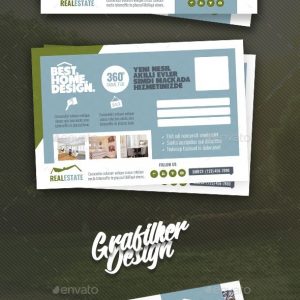 Pin Bashooka Web Graphic Design On Postcard Design Template