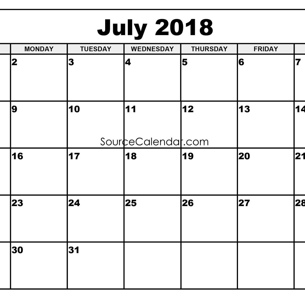 Pin Calendar On July 2018 Calendar In 2019 Pinterest July