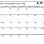 Printable May 2018 Calendar Fresh Calendars