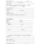 Printable Obituary Template Fill In The Blank Obituary Template