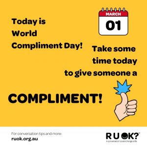 R U Ok On Twitter Today Is World Compliment Day Take Some Time