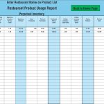 Restaurant Inventory Spreadsheets That You Must Maintain And Monitor